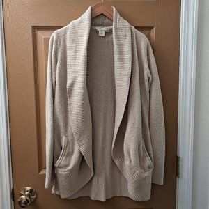 Barefoot Dreams CozyChic Lite Circle Cardigan - XS/S - Stone
